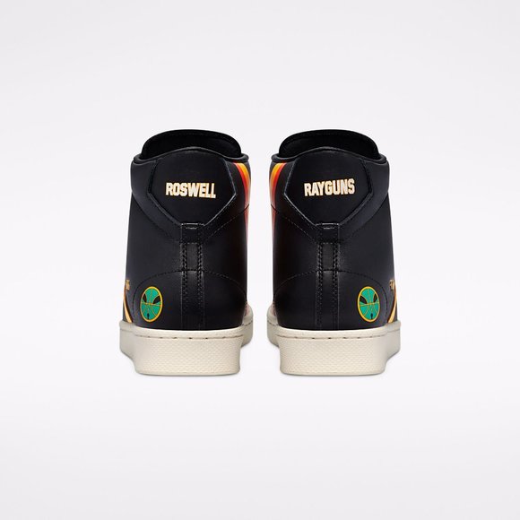 NIB Converse Roswell Rayguns Pro Leather Hi Black/University Gold/White US Mens - Picture 8 of 9